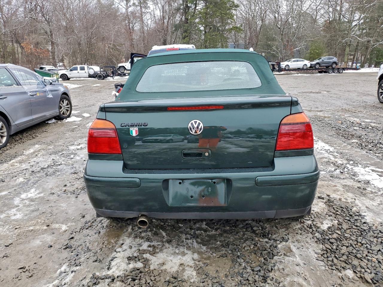 2002 Volkswagen Cabrio Glx Green vin: 3VWDC21V22M804537
