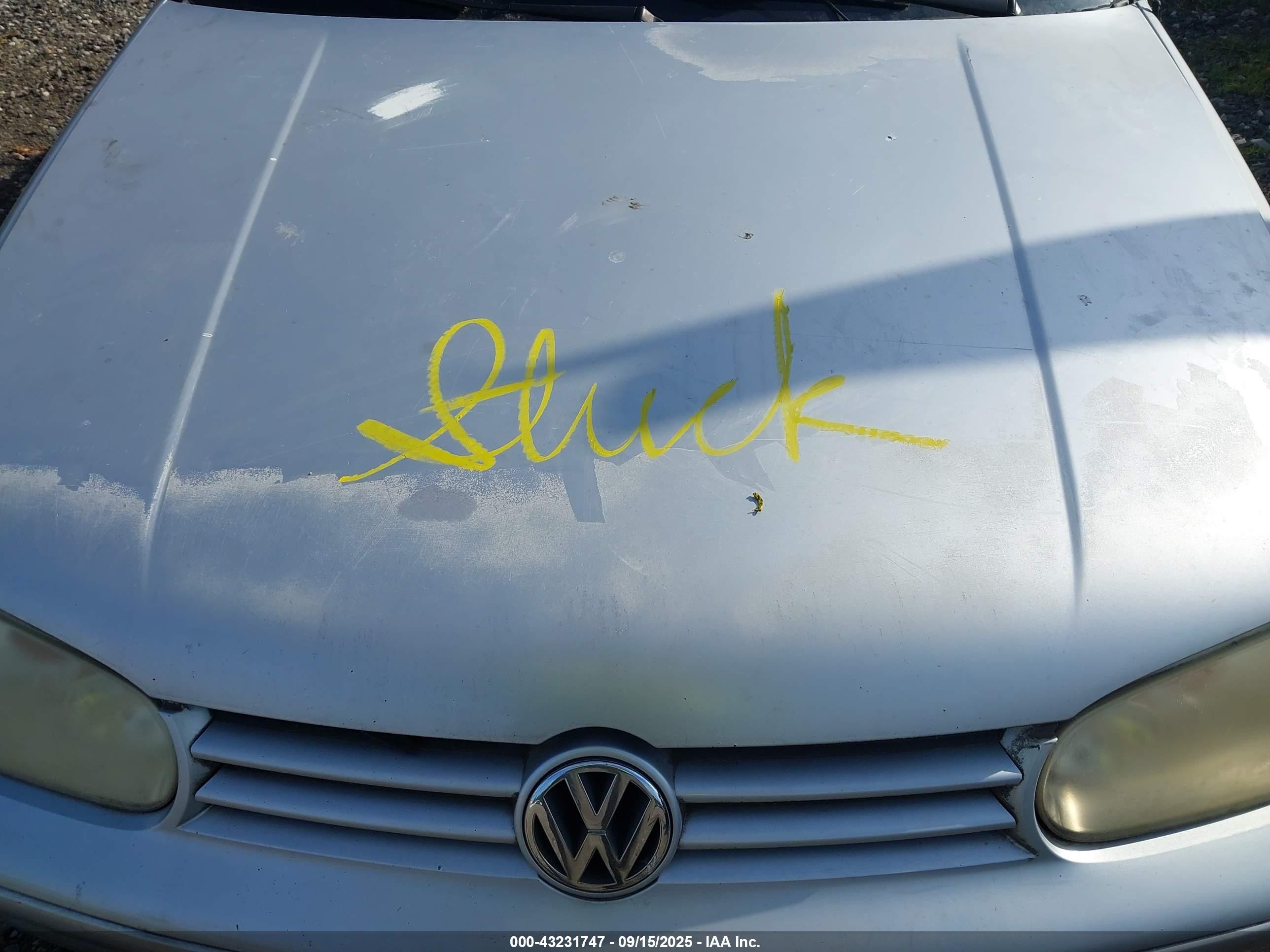 2002 Volkswagen Cabrio Glx Серый vin: 3VWDC21V32M811464