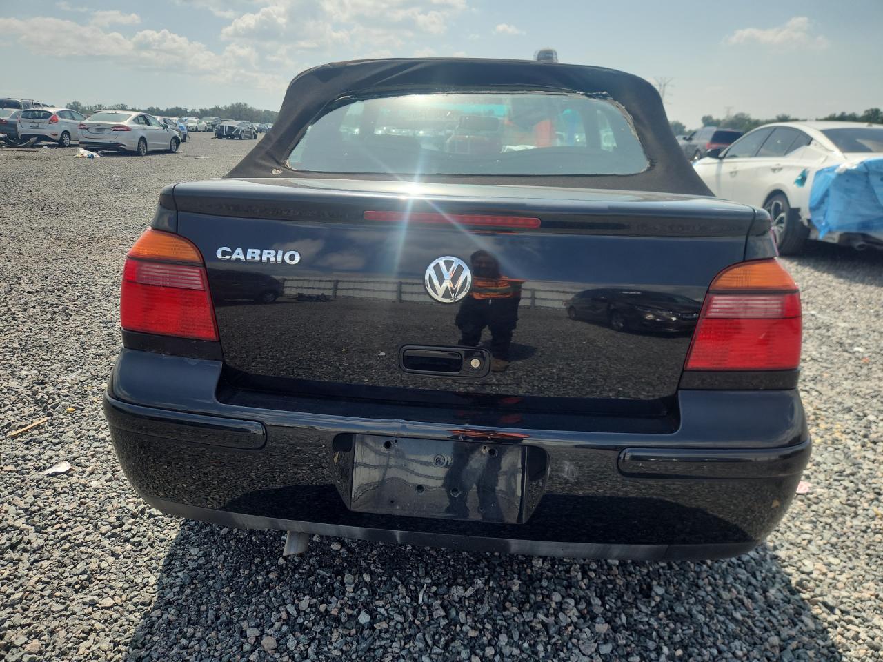 2002 Volkswagen Cabrio Glx Black vin: 3VWDC21V52M806170