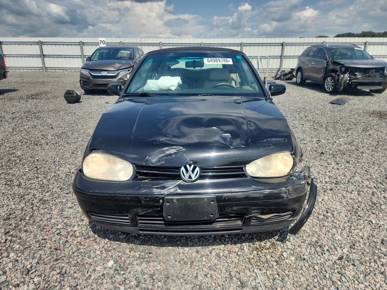 2002 Volkswagen Cabrio Glx Black vin: 3VWDC21V52M806170