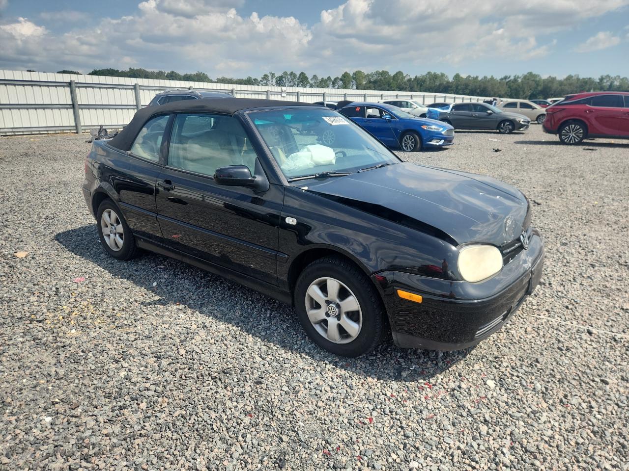 2002 Volkswagen Cabrio Glx Black vin: 3VWDC21V52M806170