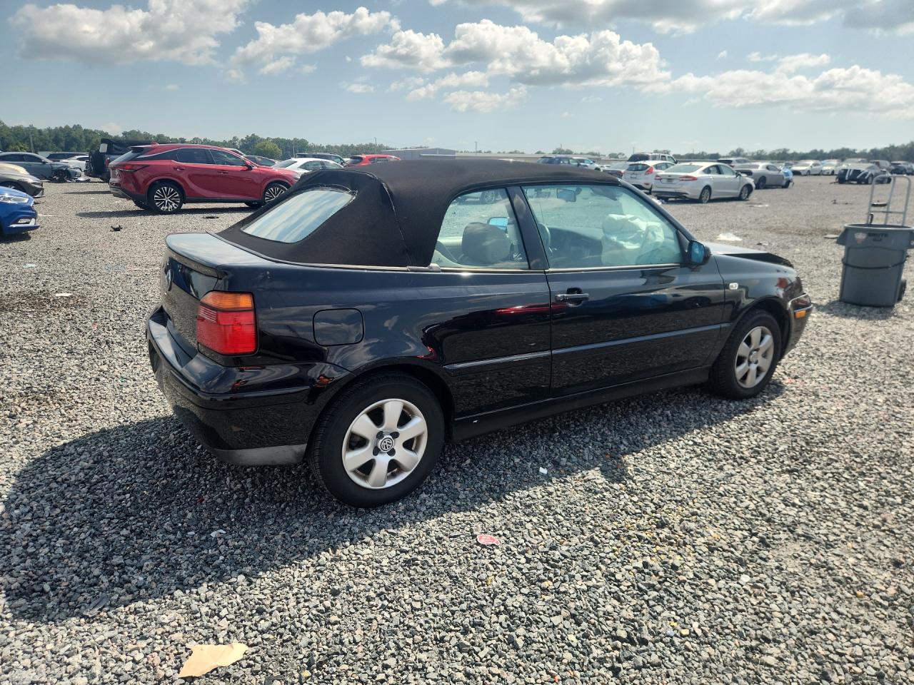 2002 Volkswagen Cabrio Glx Black vin: 3VWDC21V52M806170