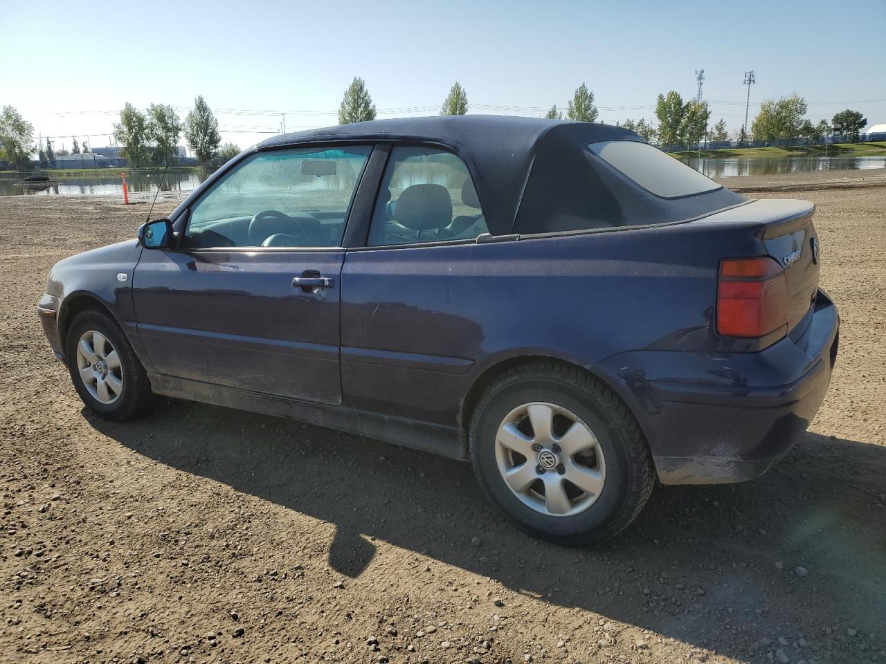 2002 Volkswagen Cabrio Glx Blue vin: 3VWDC21V72M805182