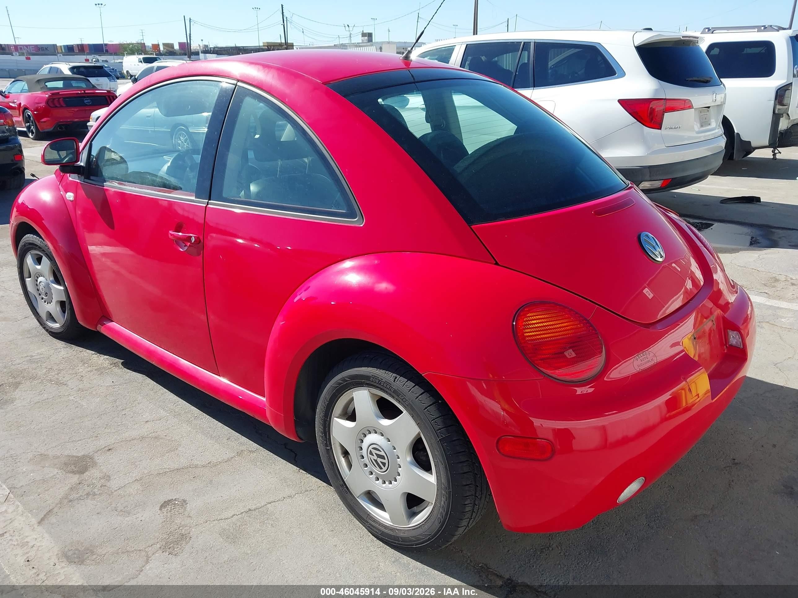 2000 Volkswagen New Beetle Glx Red vin: 3VWDD21C1YM490772