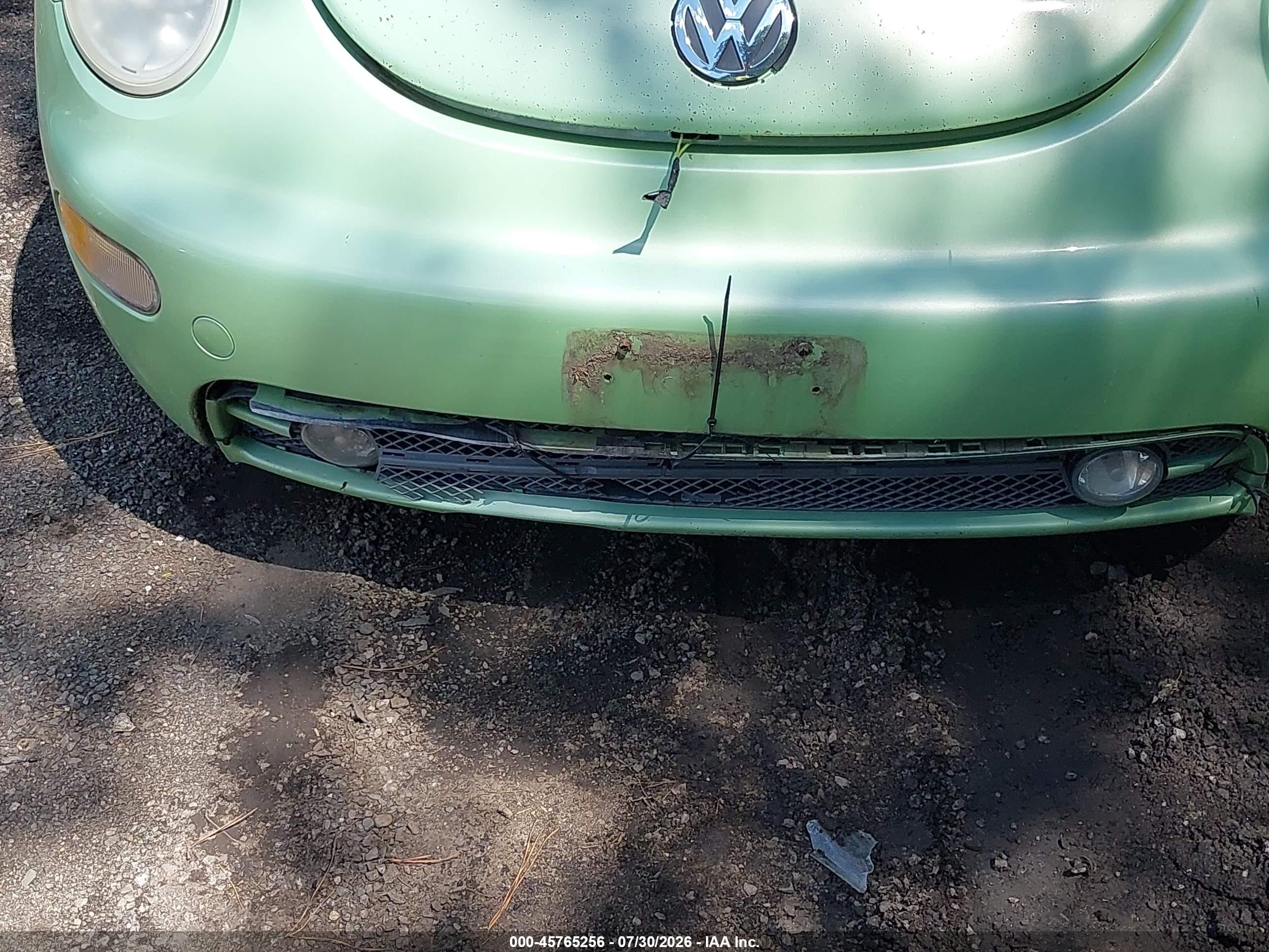 2002 Volkswagen New Beetle Glx Green vin: 3VWDD21C32M402604