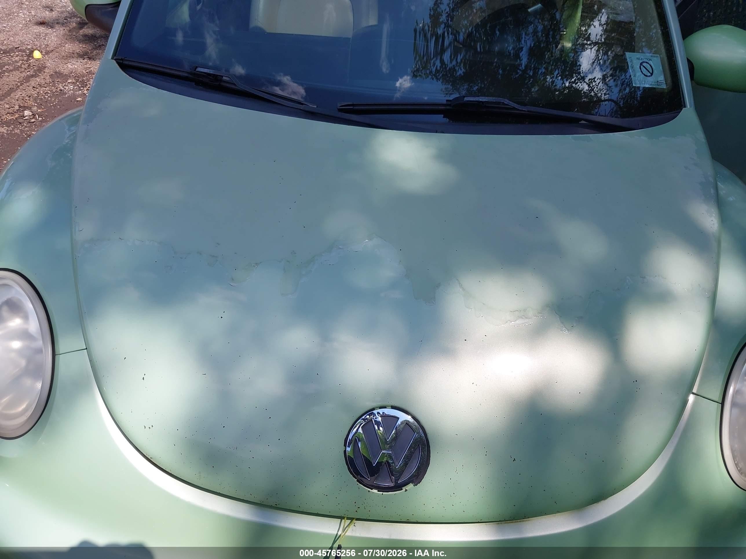 2002 Volkswagen New Beetle Glx Green vin: 3VWDD21C32M402604