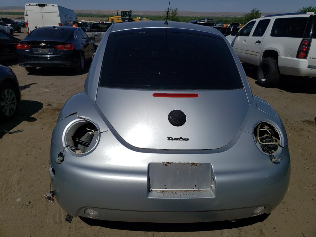 2002 Volkswagen New Beetle Glx Silver vin: 3VWDD21C52M411661