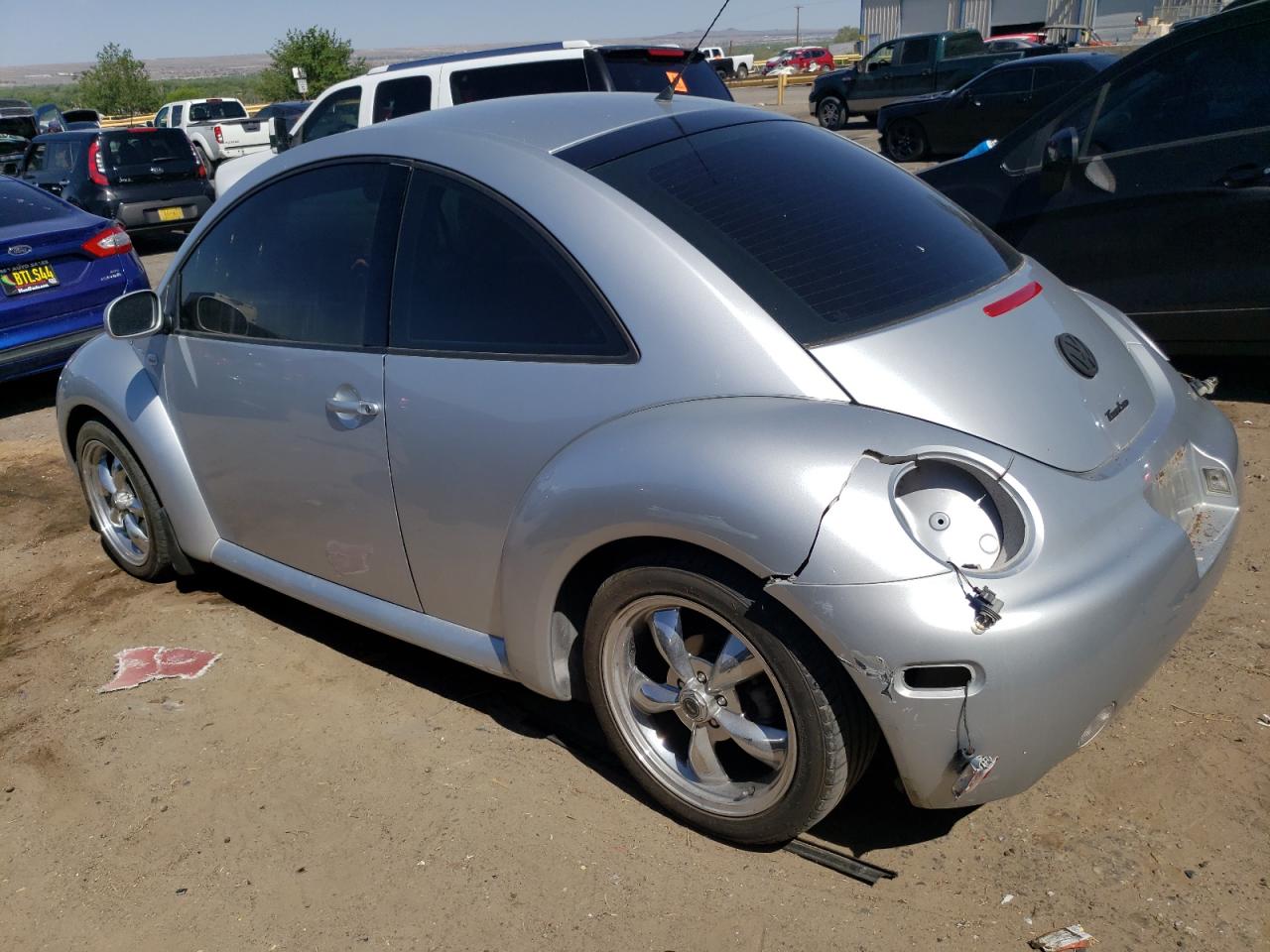 2002 Volkswagen New Beetle Glx Silver vin: 3VWDD21C52M411661