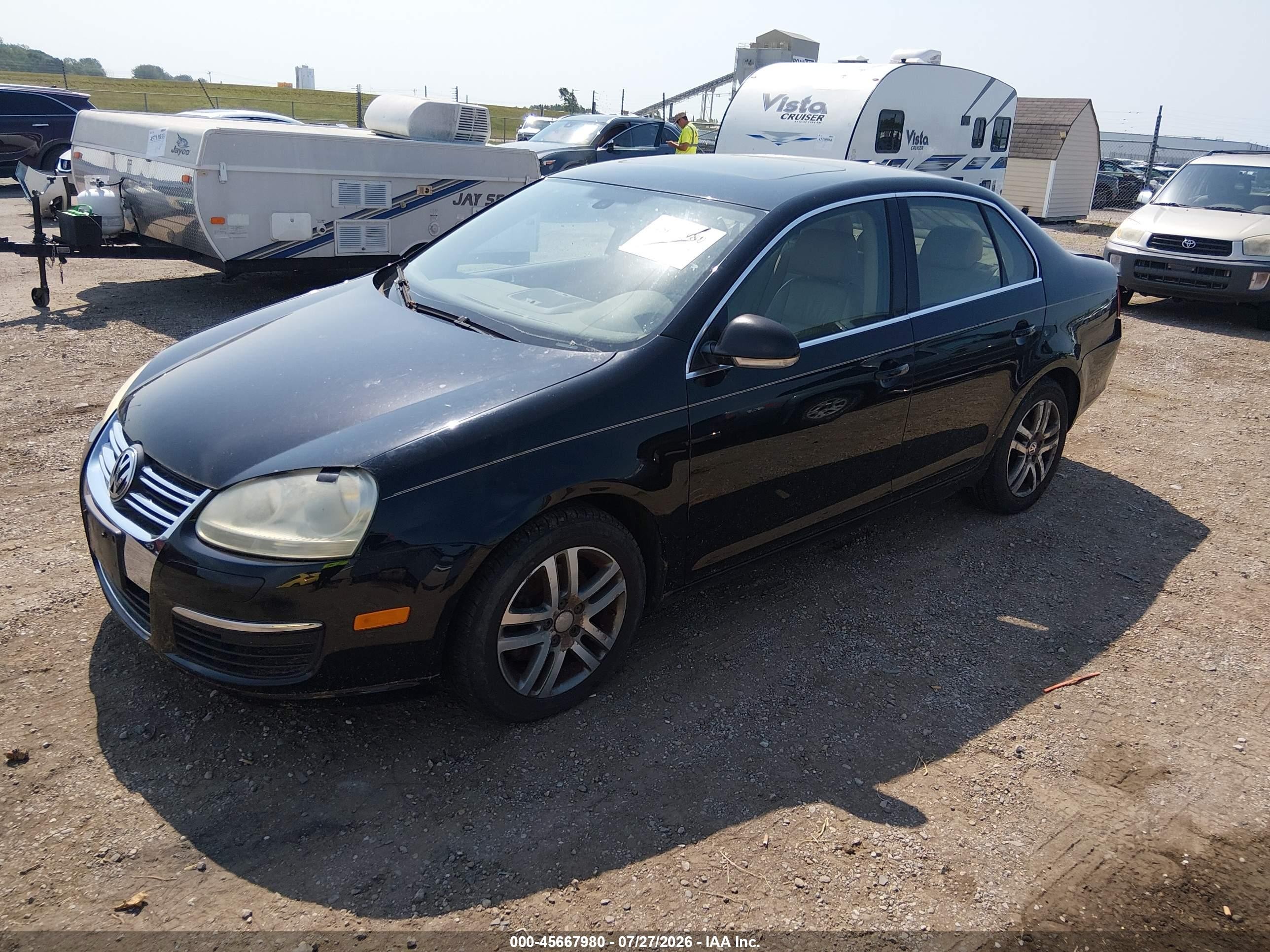 2005 Volkswagen Jetta 2.5 Черный vin: 3VWDF71K15M631754