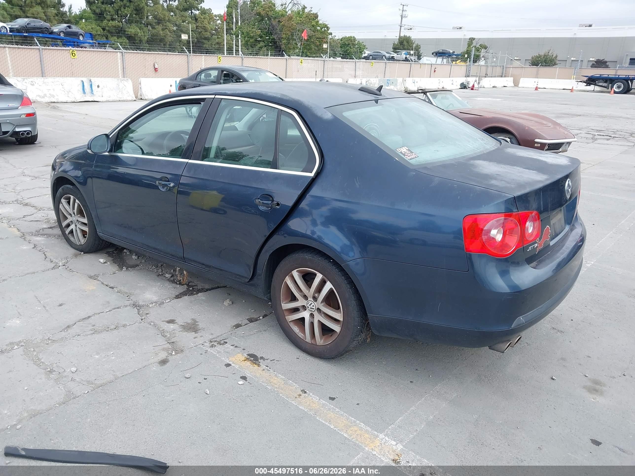 2005 Volkswagen Jetta 2.5 Blue vin: 3VWDG71K25M605161
