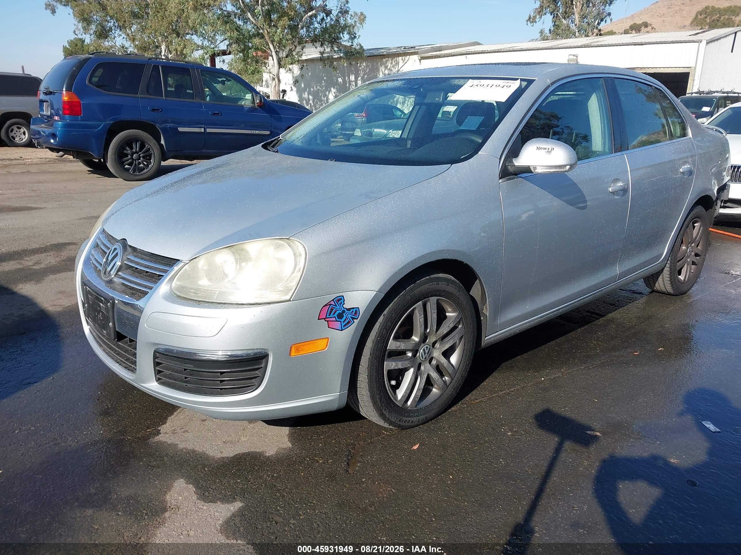 2005 Volkswagen Jetta 2.5 Silver vin: 3VWDG71K25M609064