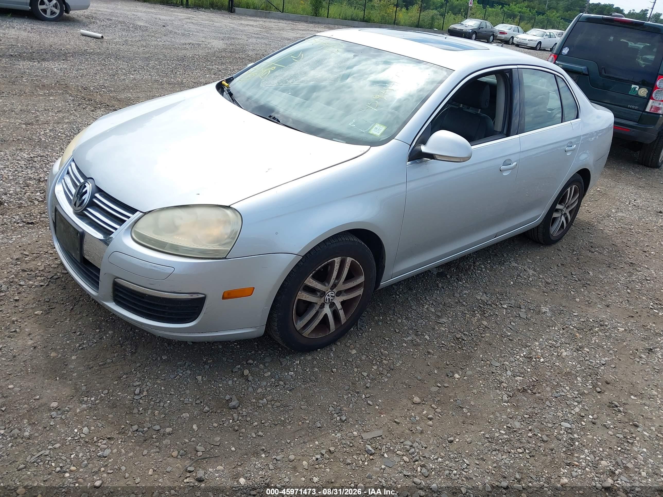 2006 Volkswagen Jetta 2.5 Option Package 2 Silver vin: 3VWDG81KX6M669973