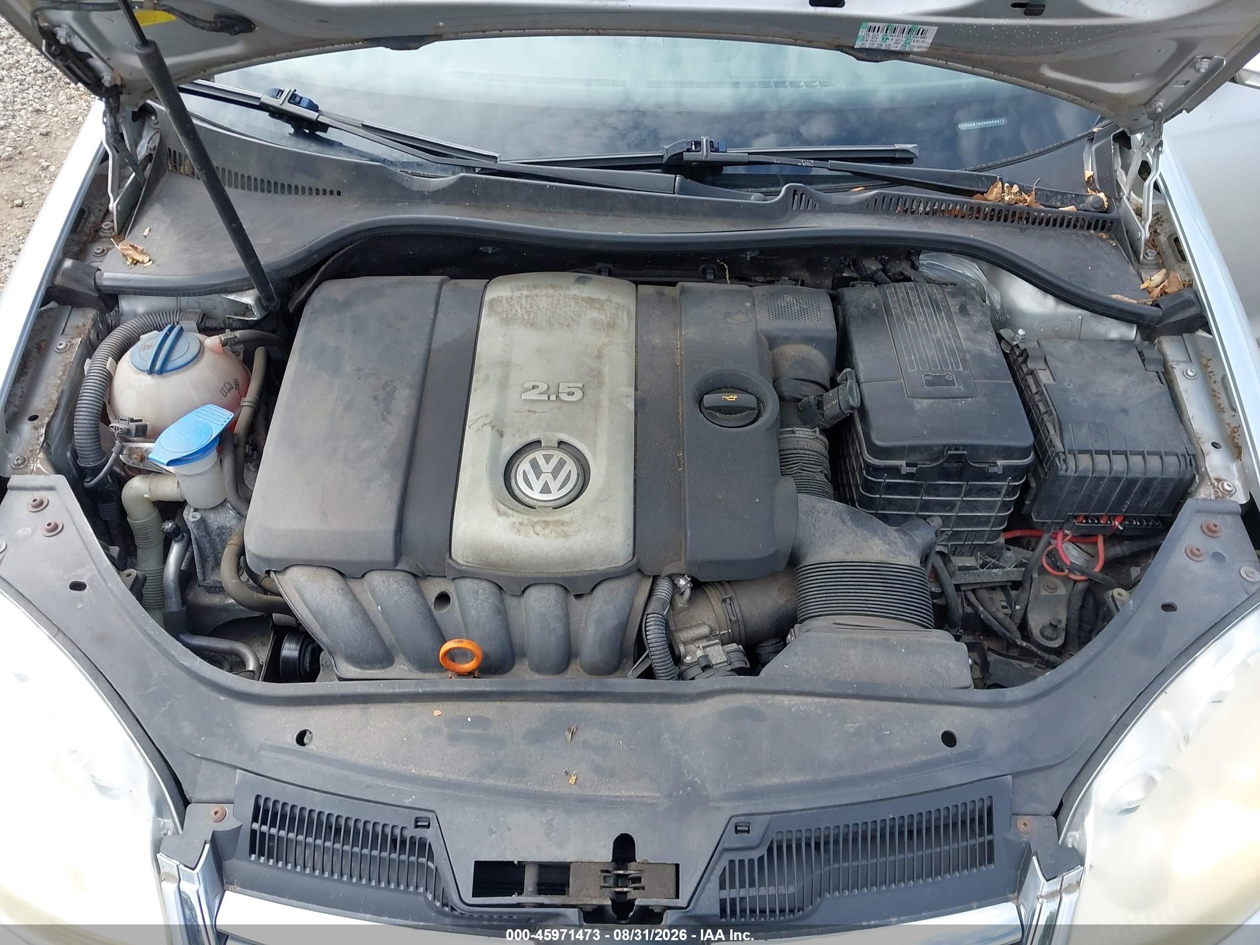 2006 Volkswagen Jetta 2.5 Option Package 2 Silver vin: 3VWDG81KX6M669973