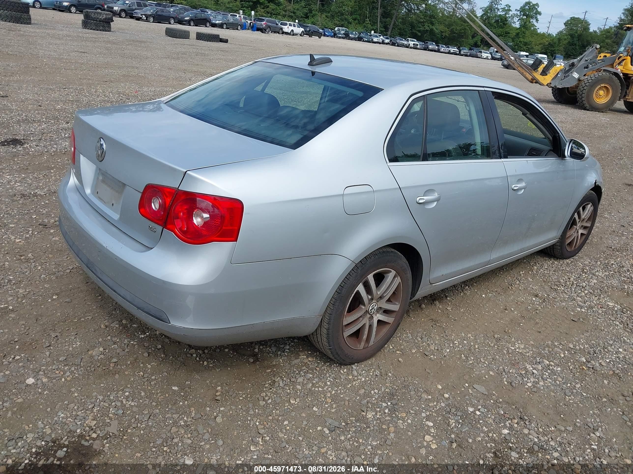 2006 Volkswagen Jetta 2.5 Option Package 2 Silver vin: 3VWDG81KX6M669973