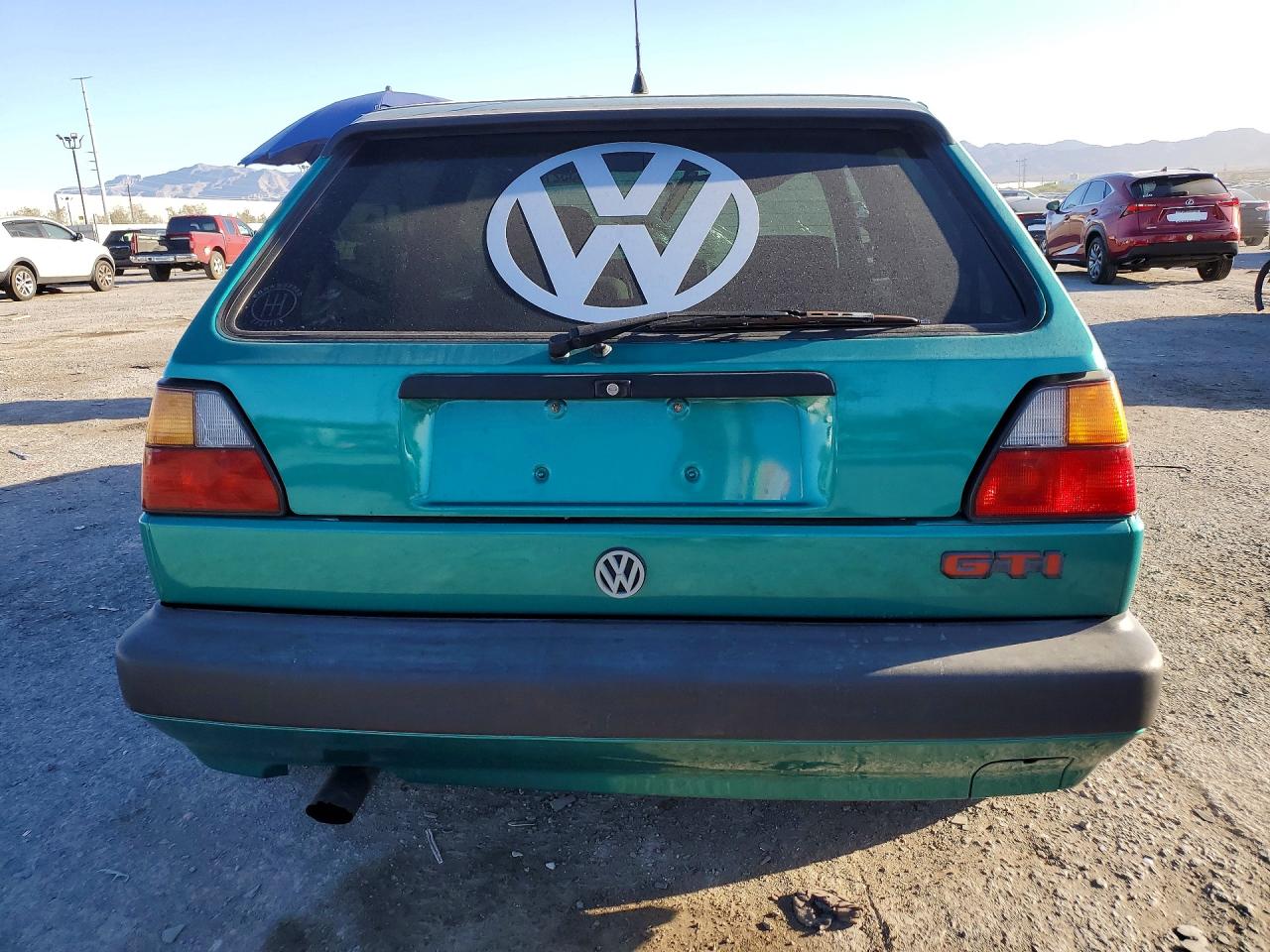 1991 Volkswagen Golf Gti 8v Green vin: 3VWDK21G7MM040109