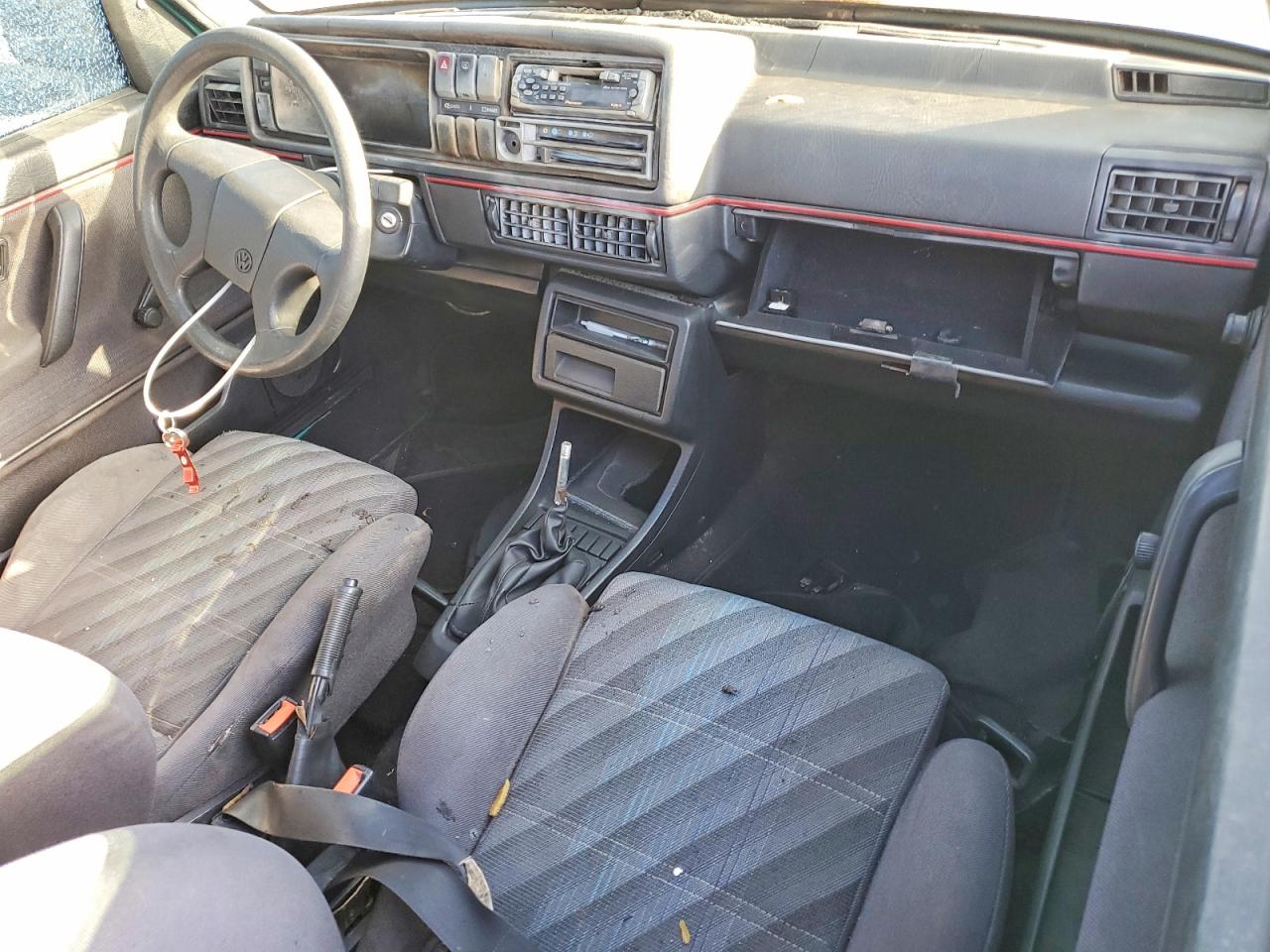 1991 Volkswagen Golf Gti 8v Green vin: 3VWDK21G7MM040109
