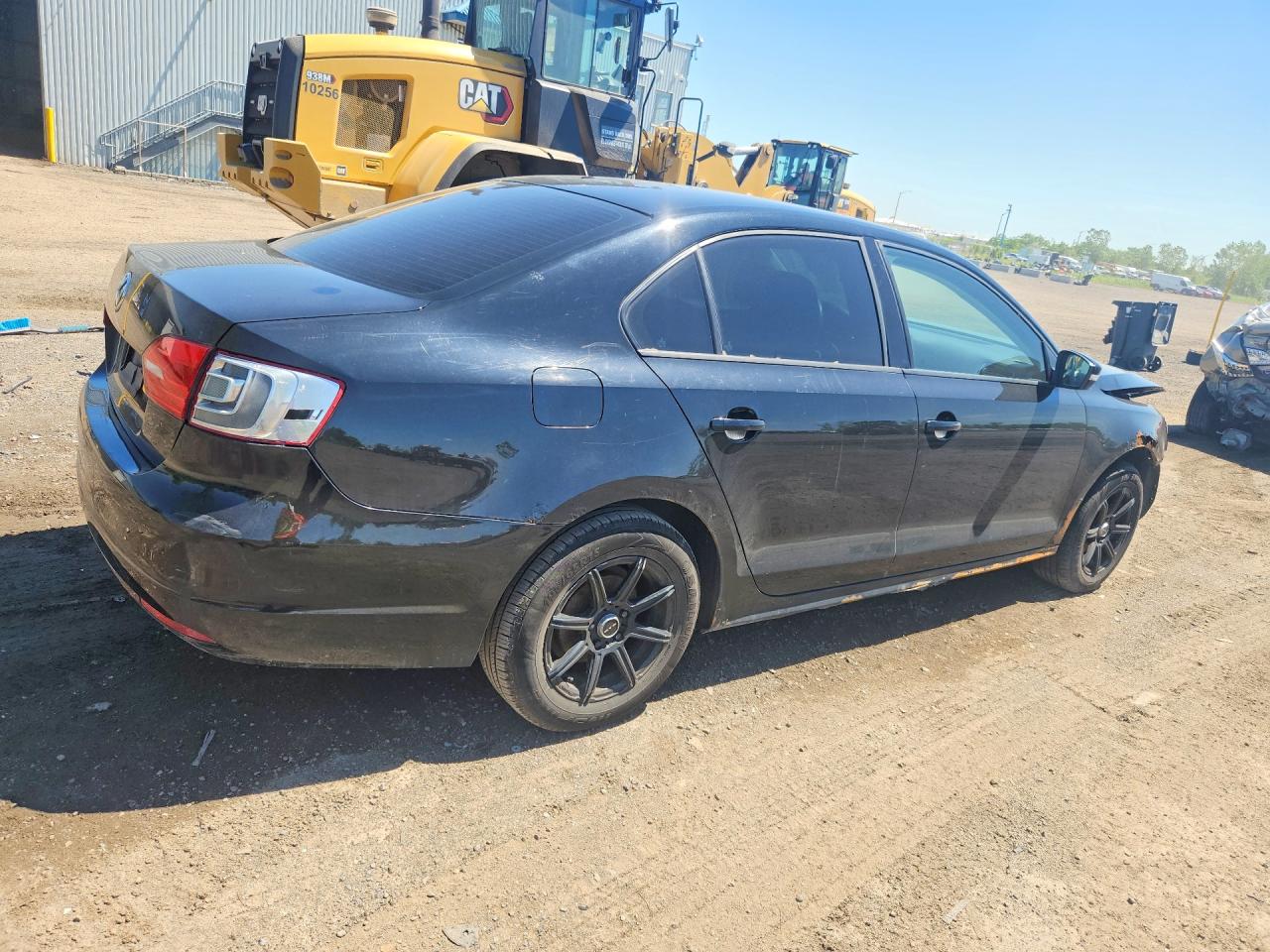 2011 Volkswagen Jetta Black vin: 3VWDK7AJ0BM364315