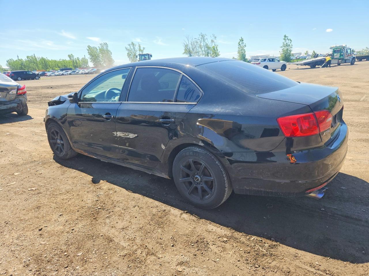 2011 Volkswagen Jetta Black vin: 3VWDK7AJ0BM364315