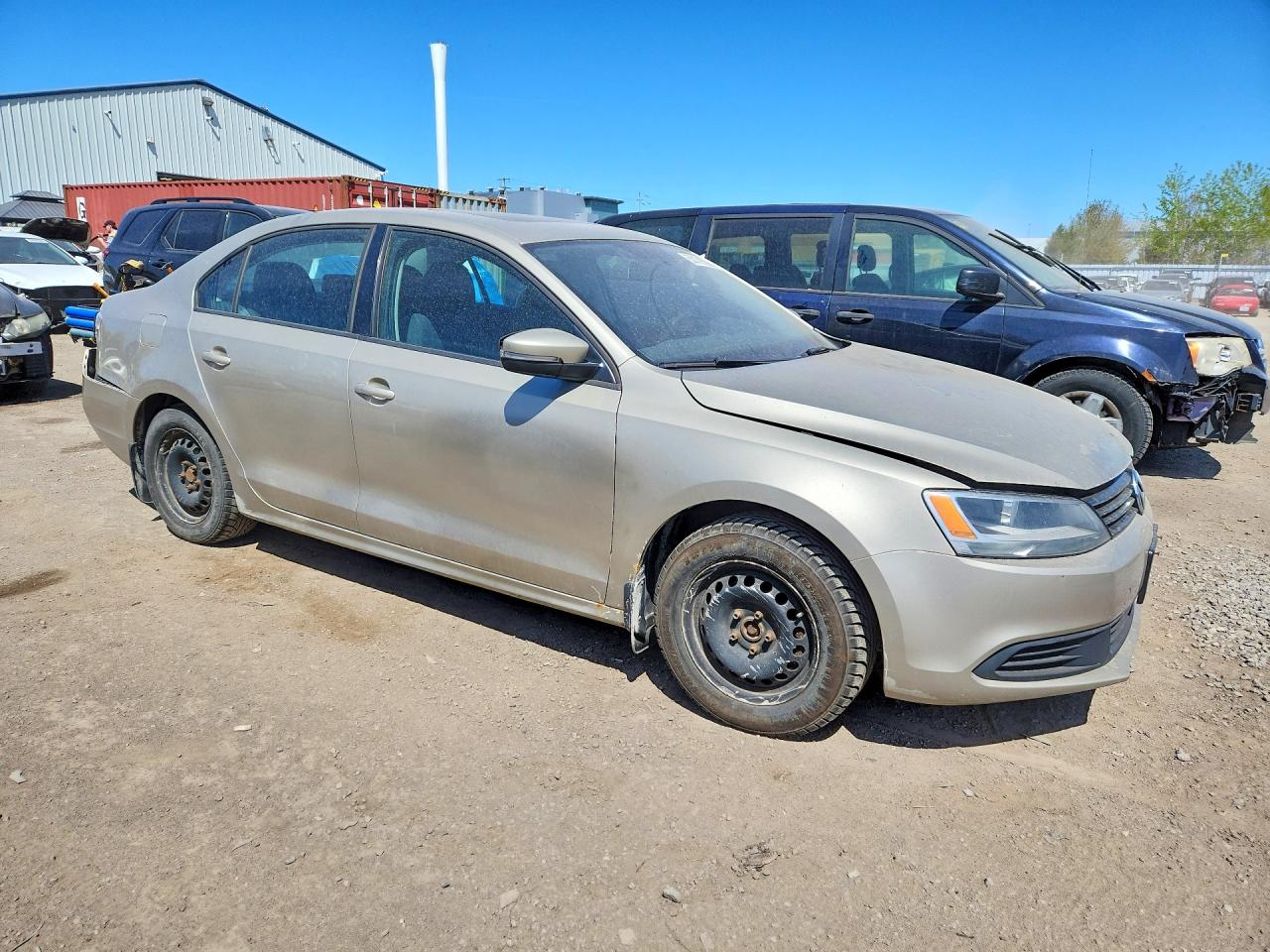 2012 Volkswagen Jetta Beige vin: 3VWDK7AJ2CM126130