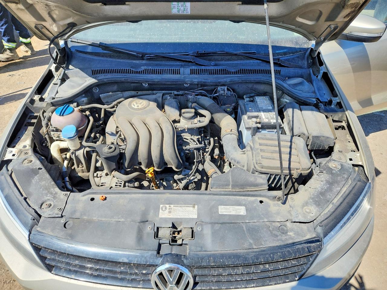 2012 Volkswagen Jetta Beige vin: 3VWDK7AJ2CM126130