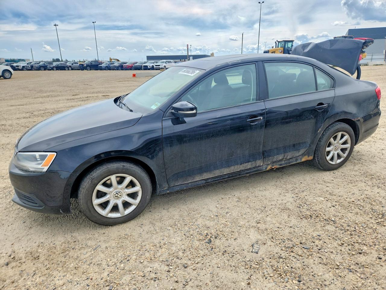 2014 Volkswagen Jetta Se Черный vin: 3VWDK7AJ3EM393134