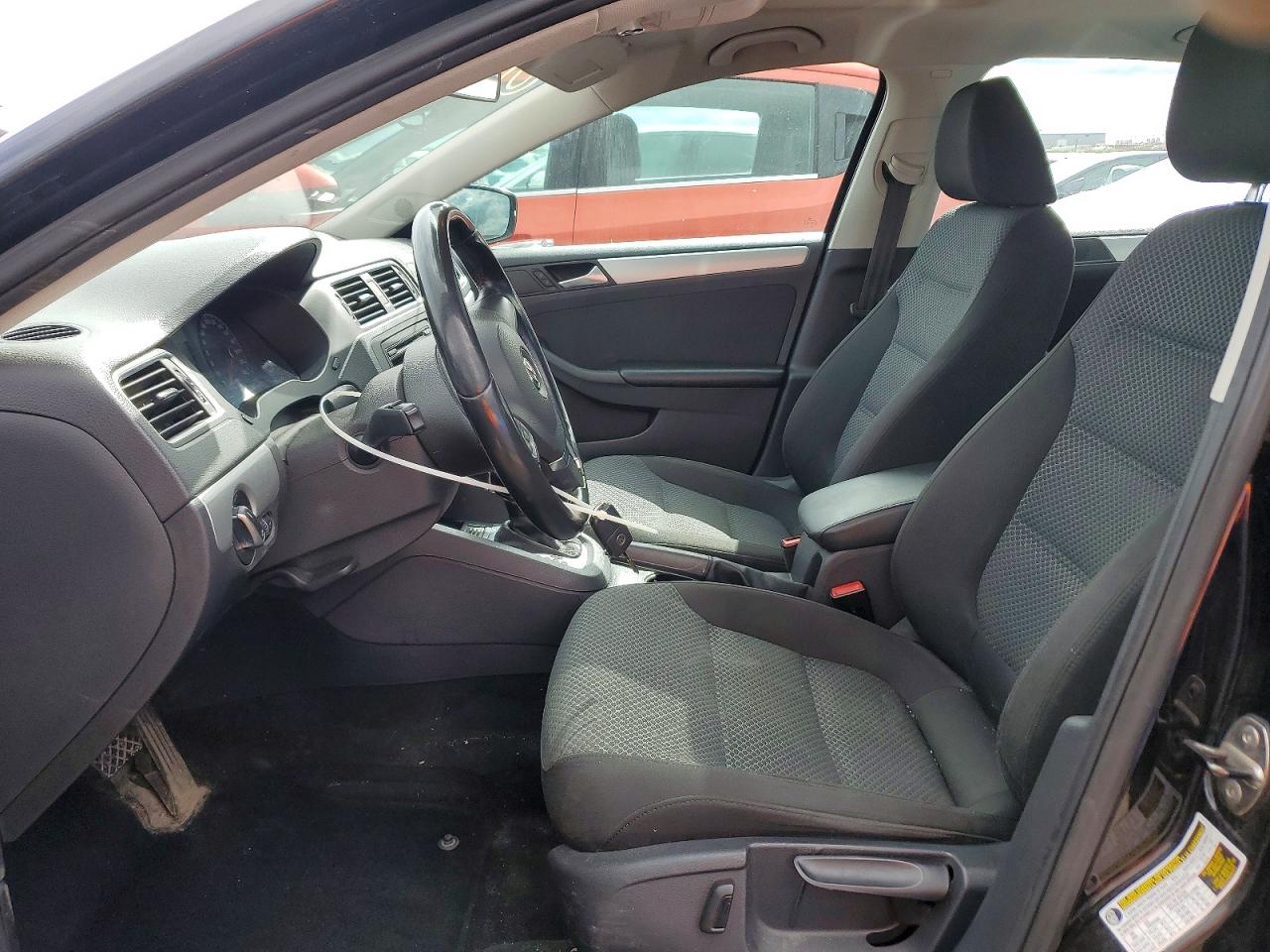 2014 Volkswagen Jetta Se Черный vin: 3VWDK7AJ3EM393134