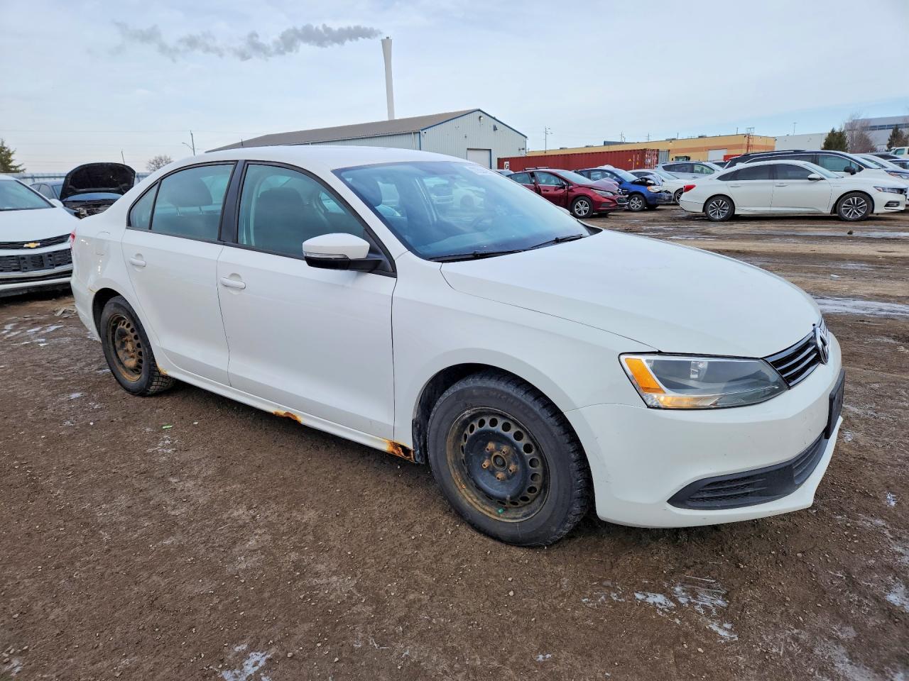 2011 Volkswagen Jetta White vin: 3VWDK7AJXBM311895