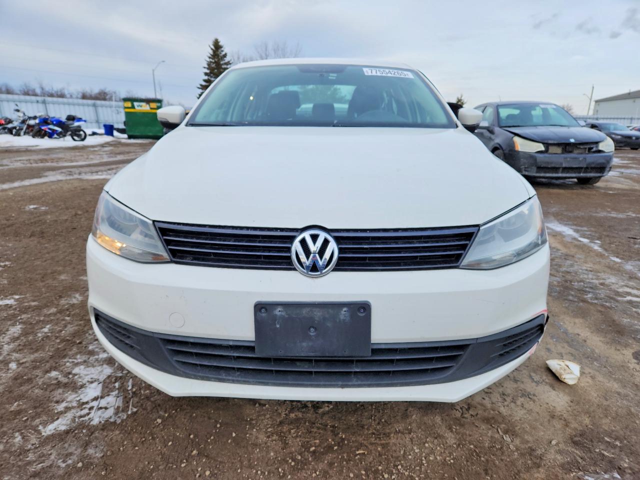 2011 Volkswagen Jetta White vin: 3VWDK7AJXBM311895