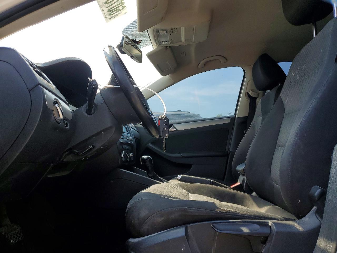 2013 Volkswagen Jetta Se White vin: 3VWDK7AJXDM364602