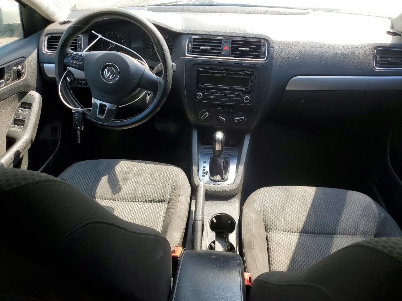 2013 Volkswagen Jetta Se White vin: 3VWDK7AJXDM364602