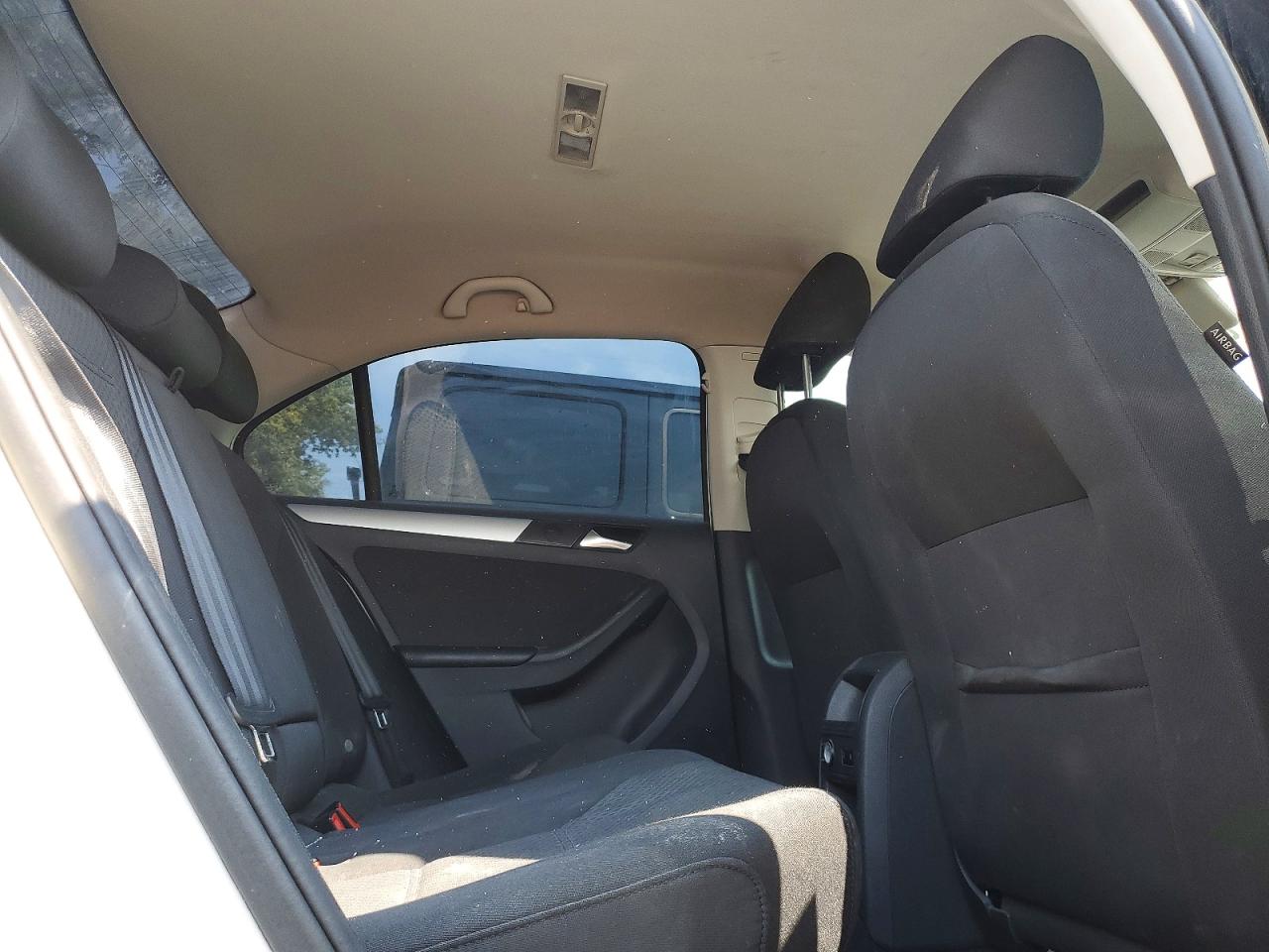 2013 Volkswagen Jetta Se White vin: 3VWDK7AJXDM364602