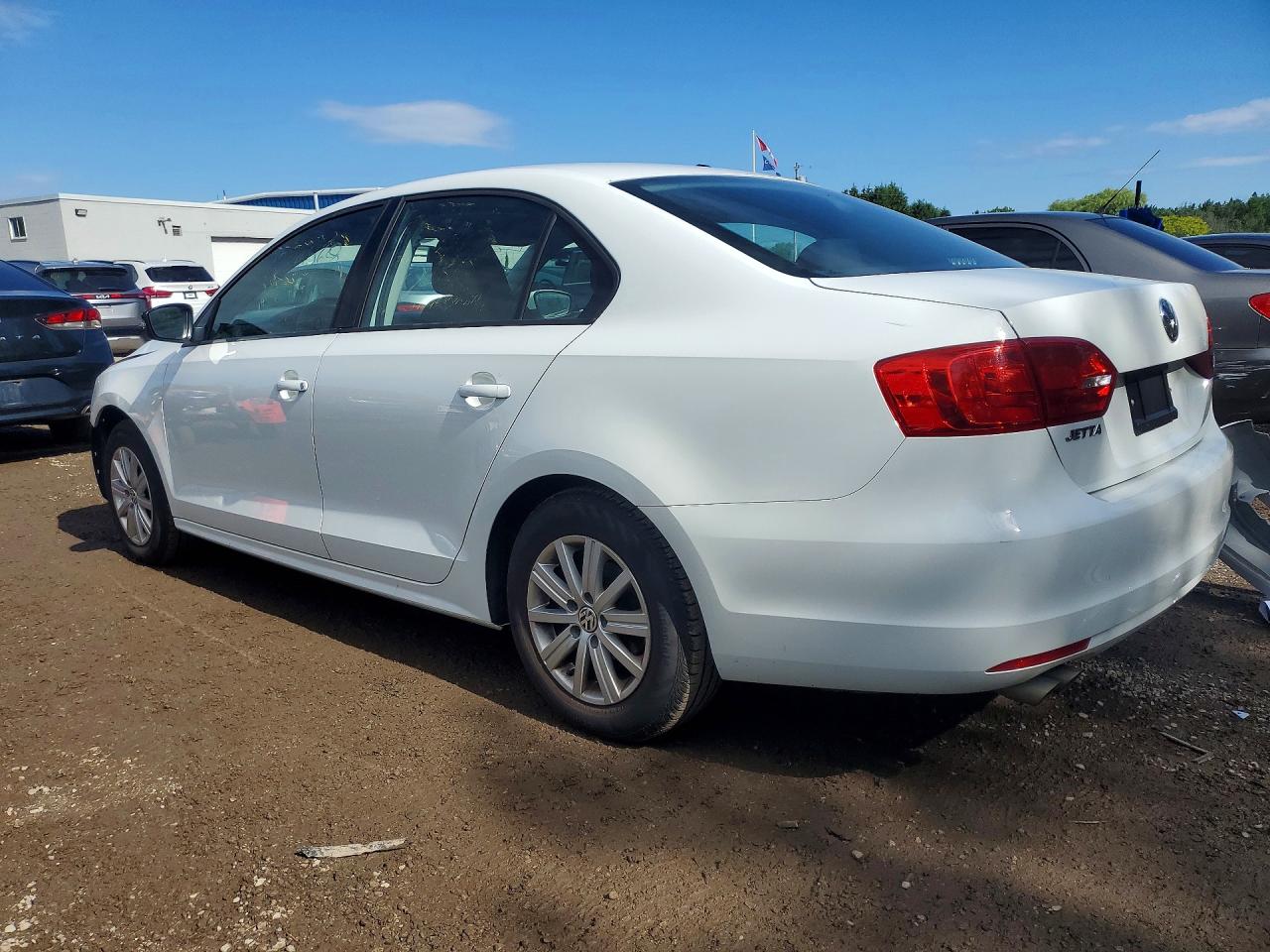 2014 Volkswagen Jetta Se Белый vin: 3VWDK7AJXEM398881