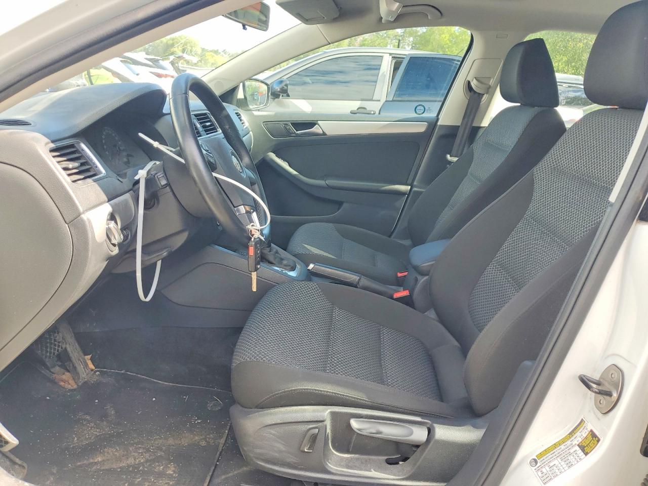 2014 Volkswagen Jetta Se Белый vin: 3VWDK7AJXEM398881