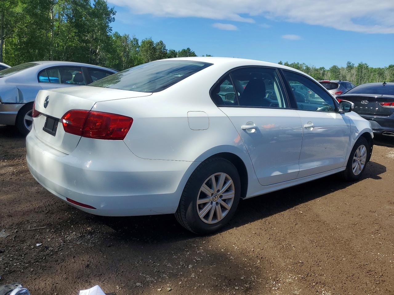 2014 Volkswagen Jetta Se Белый vin: 3VWDK7AJXEM398881
