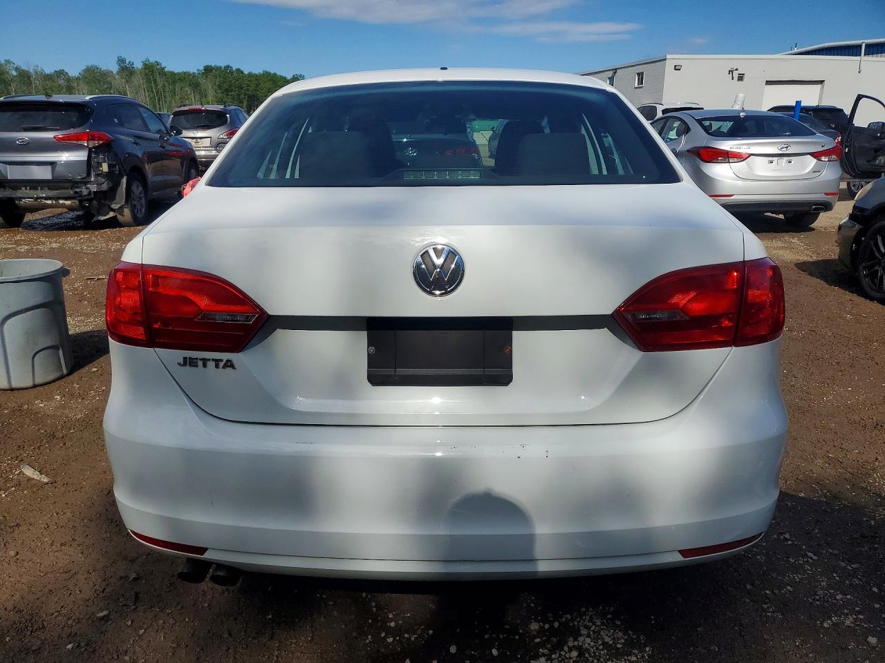 2014 Volkswagen Jetta Se Белый vin: 3VWDK7AJXEM398881