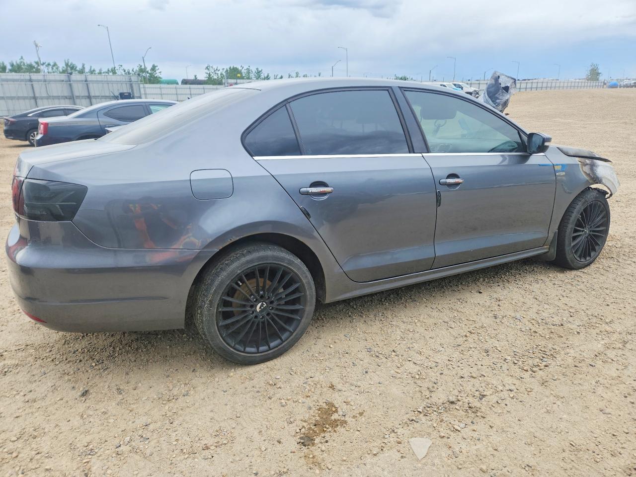 2012 Volkswagen Jetta Tdi Gray vin: 3VWDL7AJ0CM371621