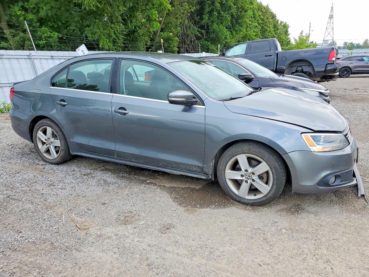 2014 Volkswagen Jetta Tdi Серый vin: 3VWDL7AJ2EM357724