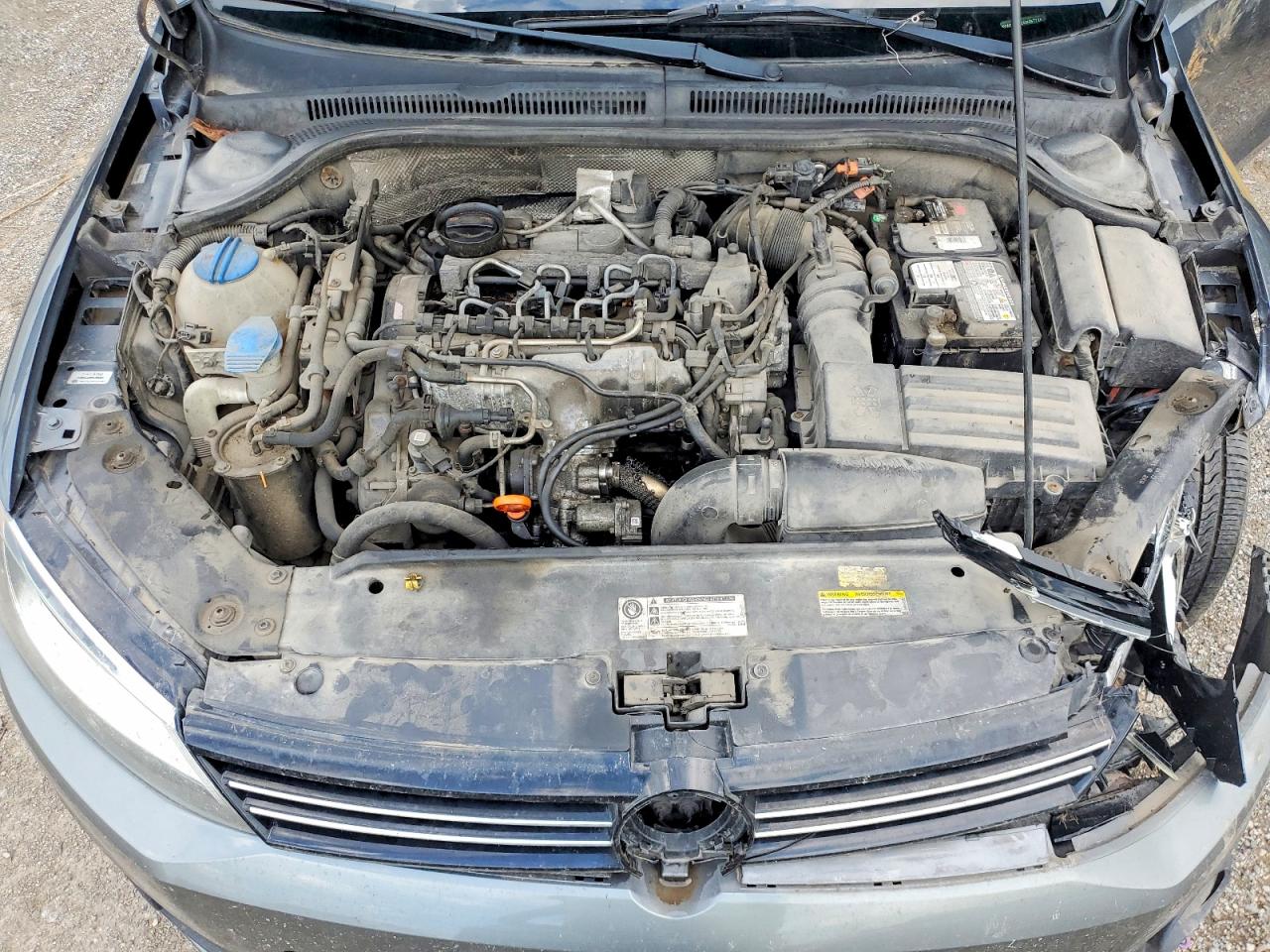 2014 Volkswagen Jetta Tdi Серый vin: 3VWDL7AJ2EM357724