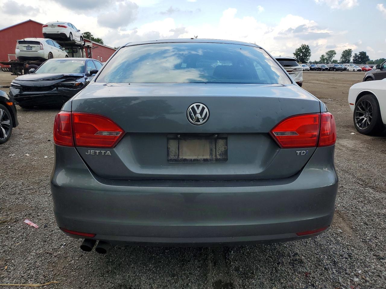 2014 Volkswagen Jetta Tdi Серый vin: 3VWDL7AJ2EM357724