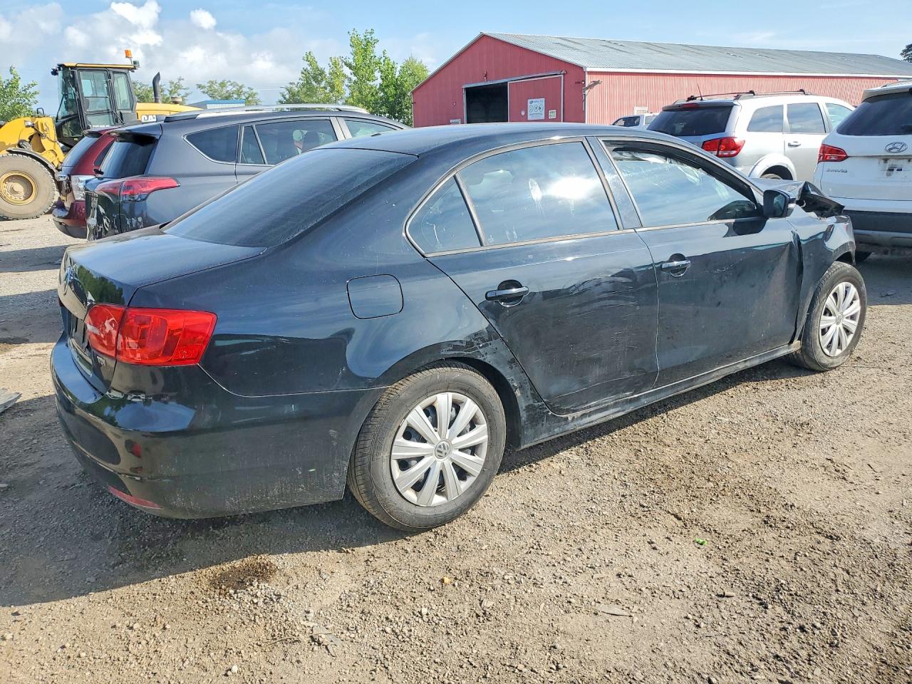2014 Volkswagen Jetta Tdi Black vin: 3VWDL7AJ6EM225002