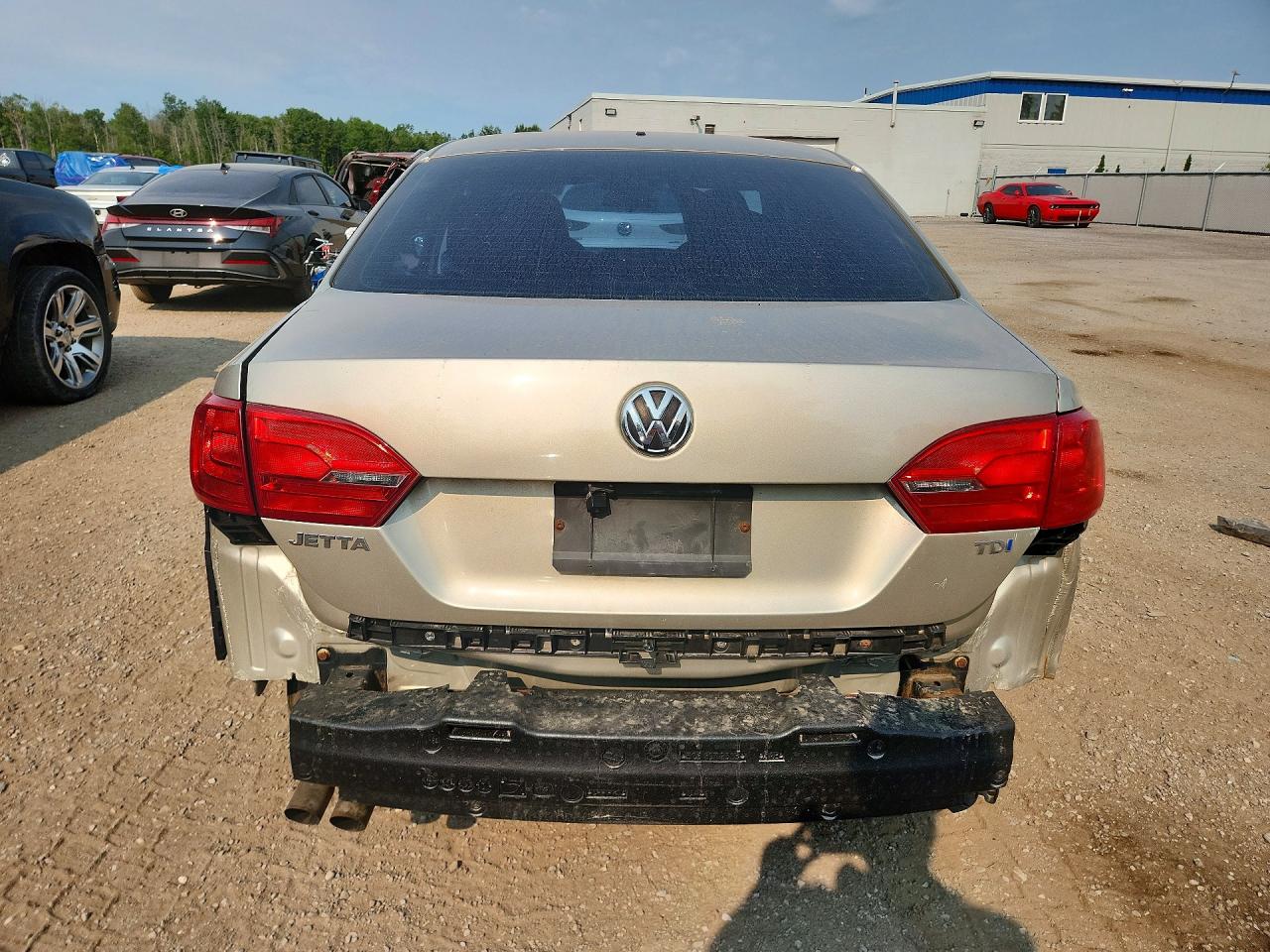 2013 Volkswagen Jetta Tdi Beige vin: 3VWDL7AJ8DM283756