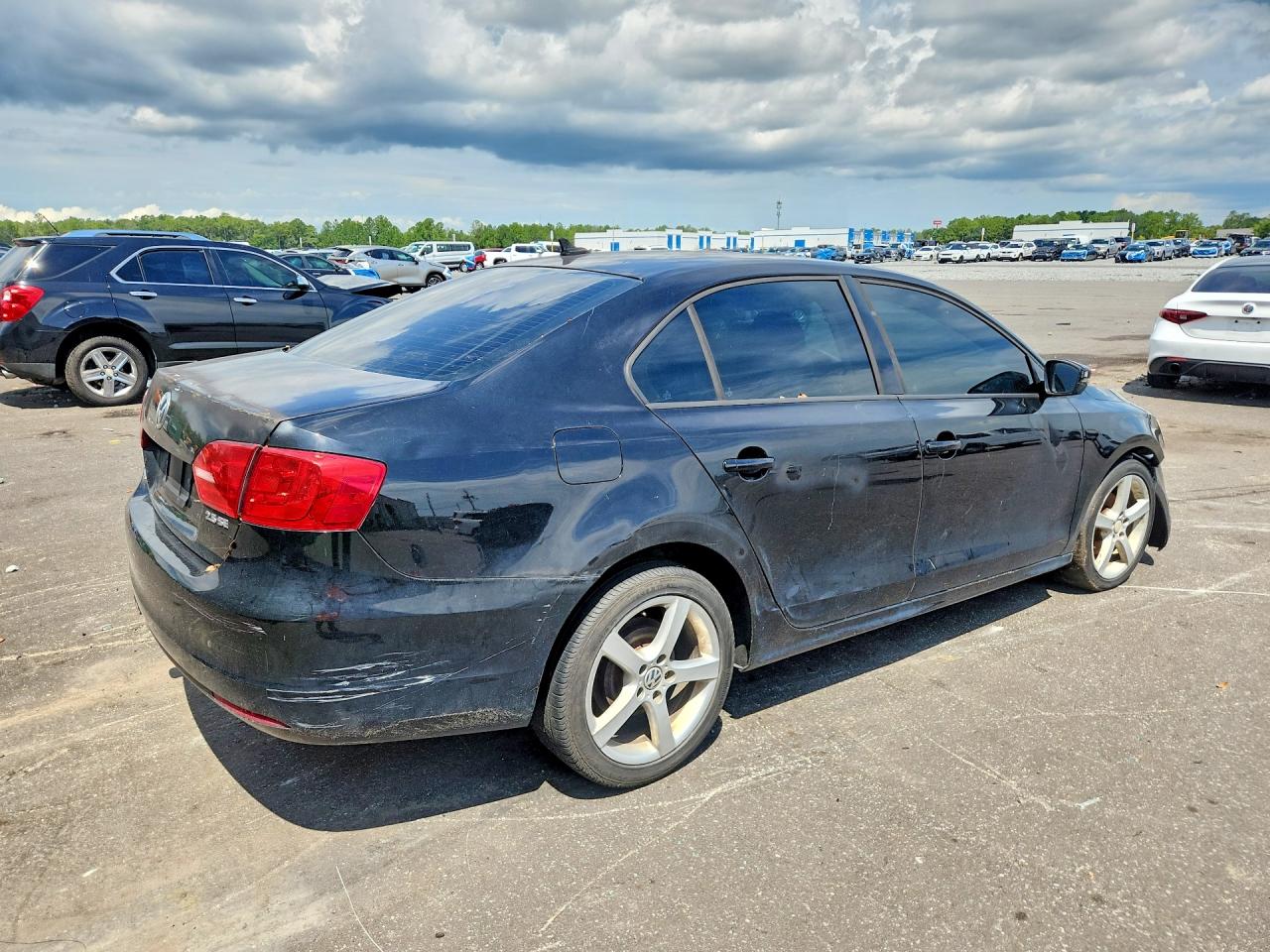 2012 Volkswagen Jetta Se Black vin: 3VWDP7AJ0CM067113