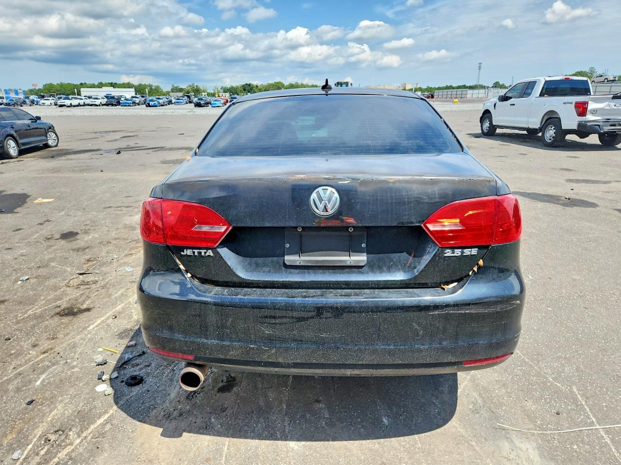 2012 Volkswagen Jetta Se Black vin: 3VWDP7AJ0CM067113