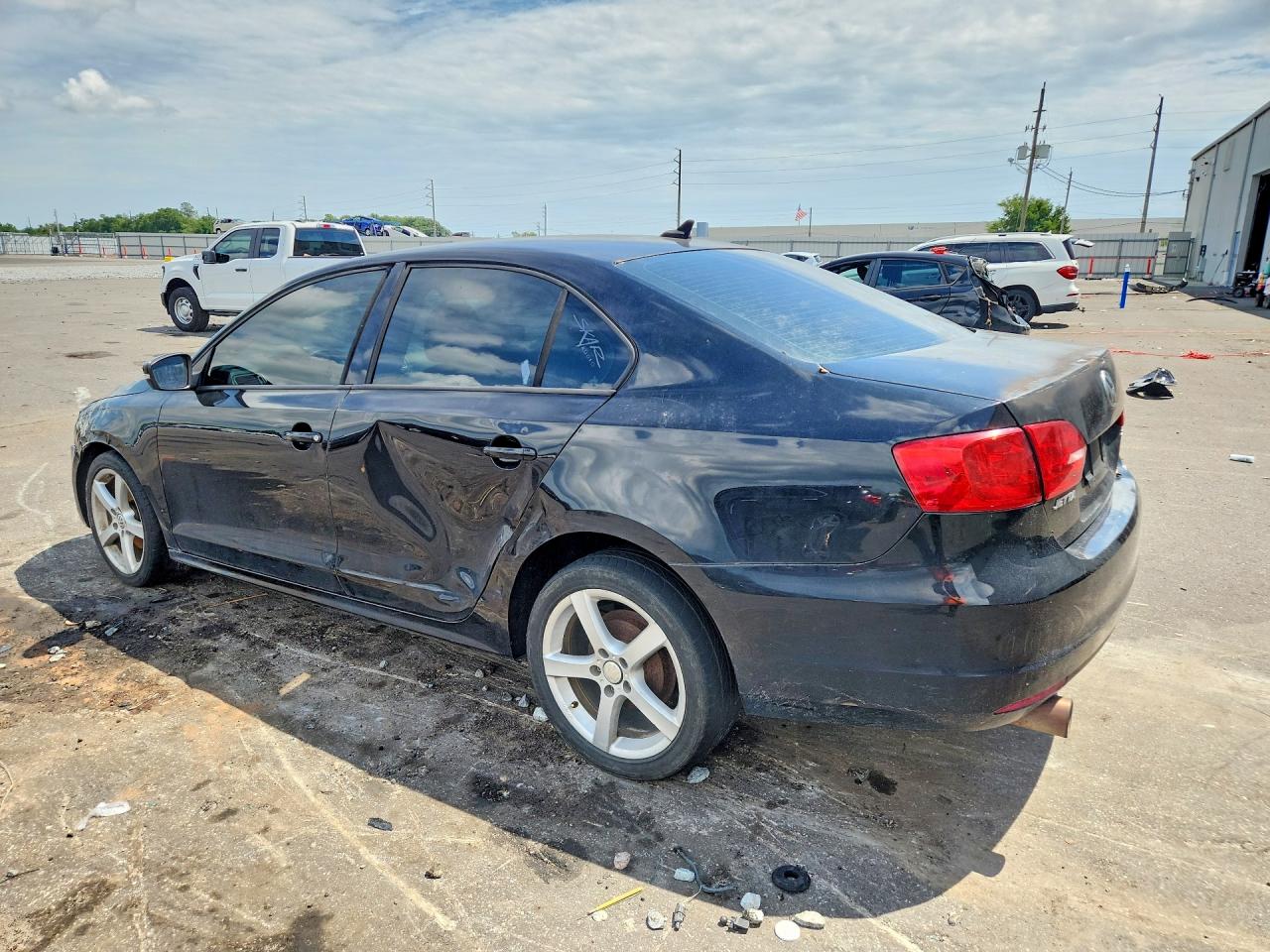 2012 Volkswagen Jetta Se Black vin: 3VWDP7AJ0CM067113