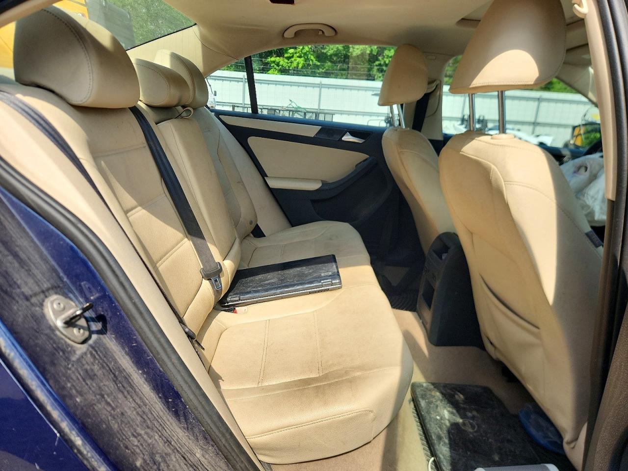 2012 Volkswagen Jetta Se Blue vin: 3VWDP7AJ0CM071923