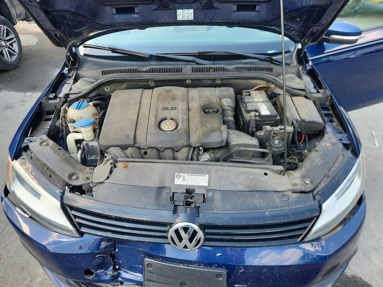 2012 Volkswagen Jetta Se Blue vin: 3VWDP7AJ0CM071923