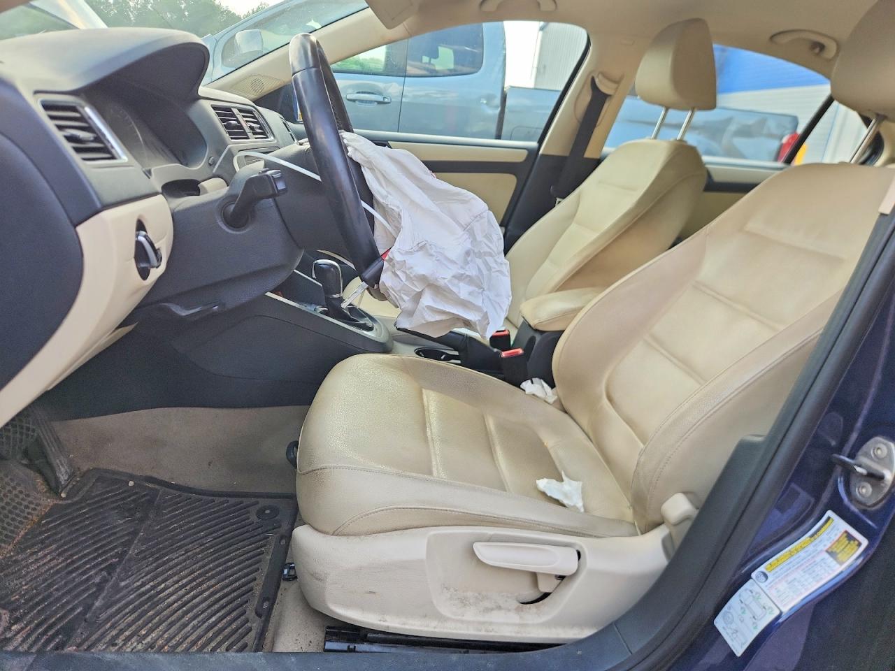 2012 Volkswagen Jetta Se Blue vin: 3VWDP7AJ0CM071923