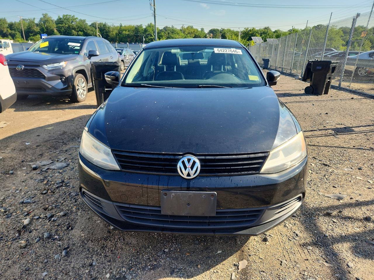 2012 Volkswagen Jetta Se Black vin: 3VWDP7AJ0CM108419
