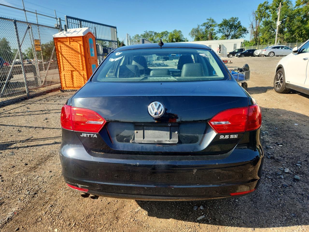 2012 Volkswagen Jetta Se Black vin: 3VWDP7AJ0CM108419