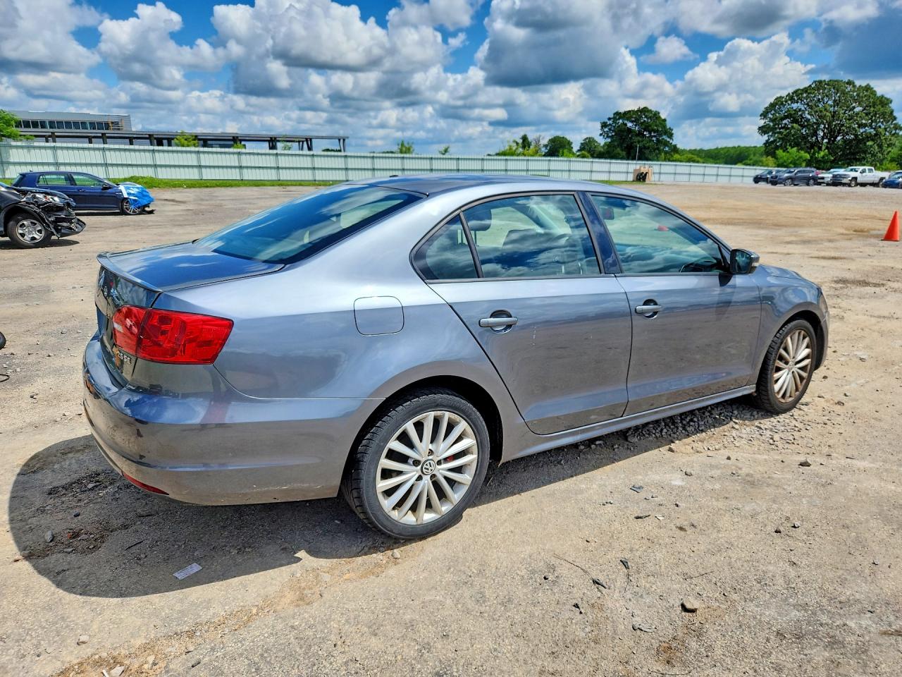 2012 Volkswagen Jetta Se Gray vin: 3VWDP7AJ0CM127956